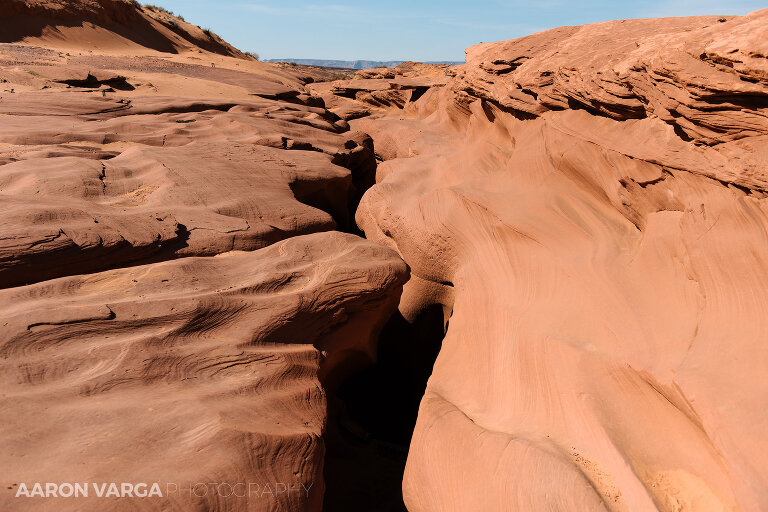 12 lower antelope canyon from above(pp w768 h512) - Horseshoe Bend & Lower Antelope Canyon