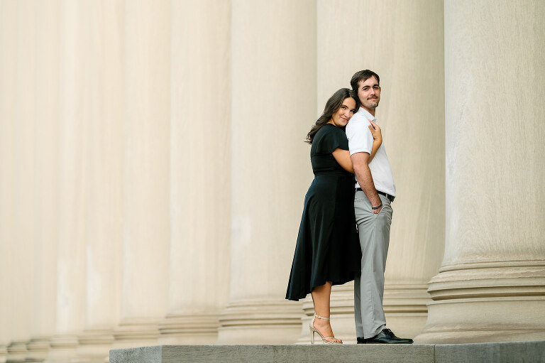 Mellon institute cmu columns engagement(pp w768 h511) - Christijana + Jake | Phipps Conservatory Engagement Photos