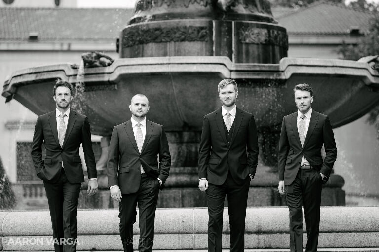16 carnegie museum wedding photos groom(pp w768 h511) - Adriana + Chris | Phipps Conservatory Wedding Photos