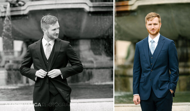 17 groom portrait(pp w768 h448) - Adriana + Chris | Phipps Conservatory Wedding Photos