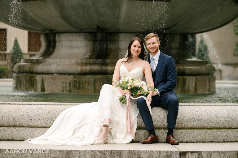 20 fountain wedding frick fine art(pp w768 h511) - Adriana + Chris | Phipps Conservatory Wedding Photos