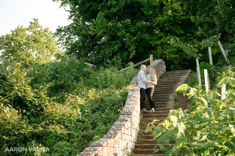 04 washingtons landing steps(pp w768 h511) - Steph + Ryan | Washington's Landing Engagement Photos