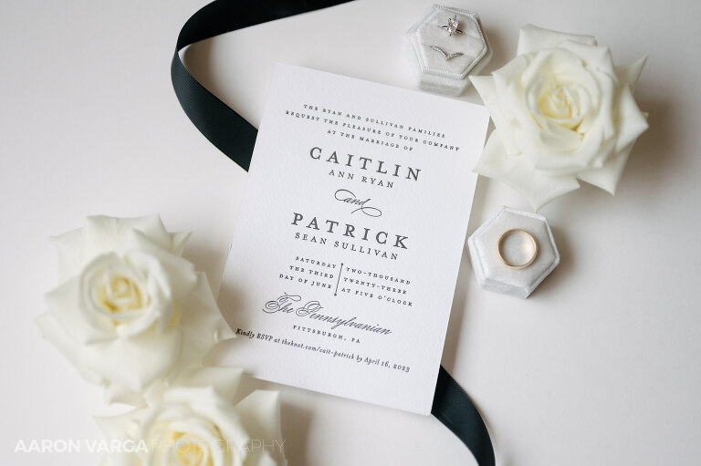 01 pennsylvanian wedding invites(pp w768 h511) - Cait + Patrick | The Pennsylvanian Wedding Photos