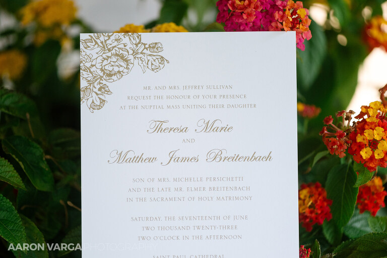 02 white gold wedding invitations(pp w768 h511) - Theresa + Matt | Shannopin Country Club Wedding Photos