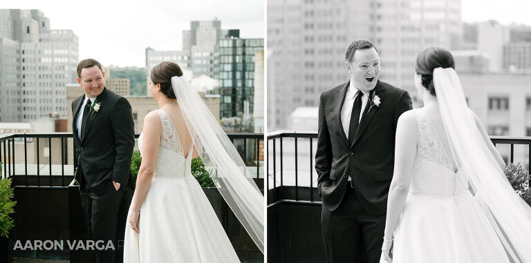 13 renaissance hotel pittsburgh first look(pp w768 h381) - Katie + Shane | Renaissance Pittsburgh Hotel Wedding Photos