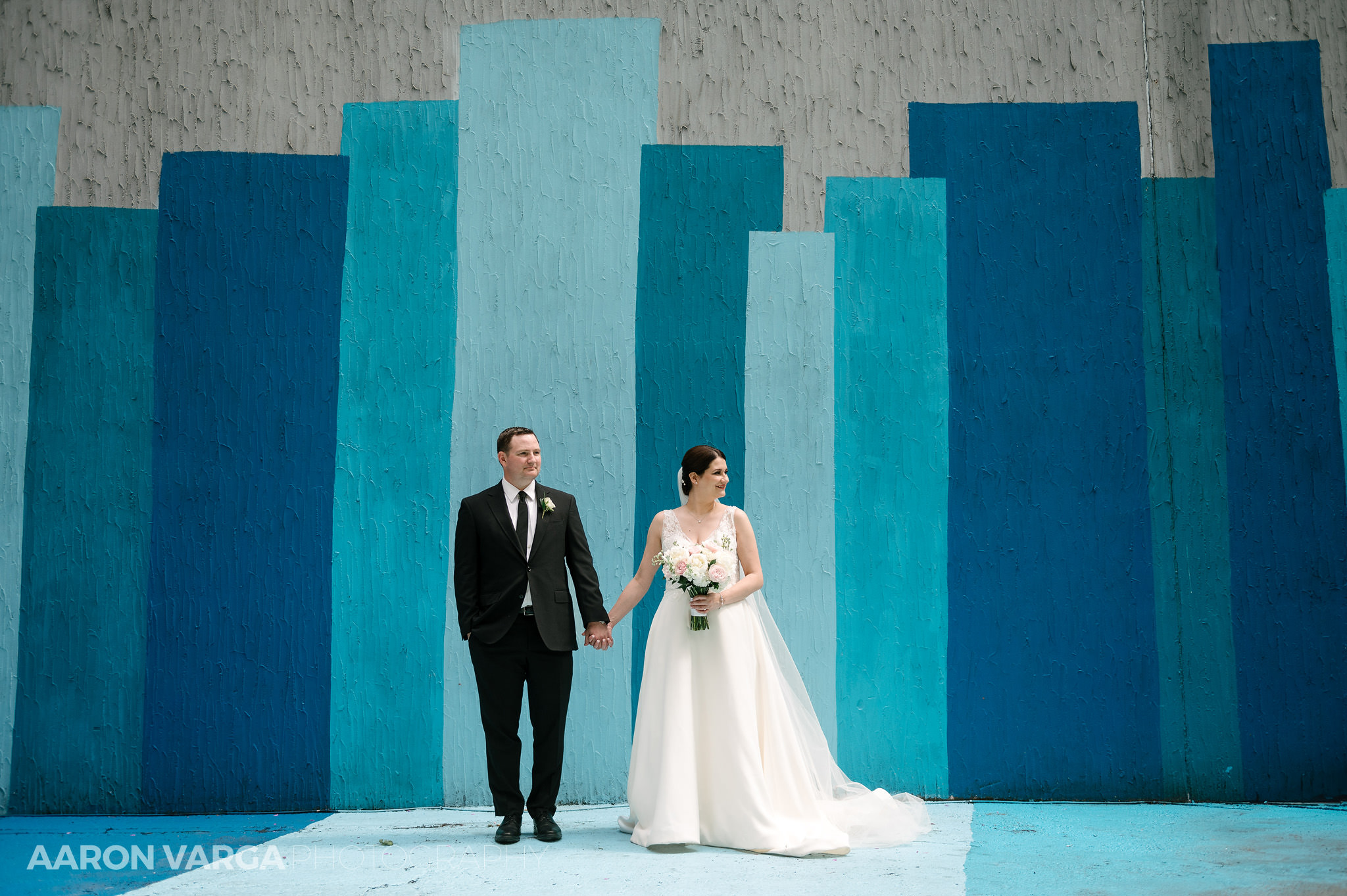 34 blue wall wedding - Katie + Shane | Renaissance Pittsburgh Hotel Wedding Photos