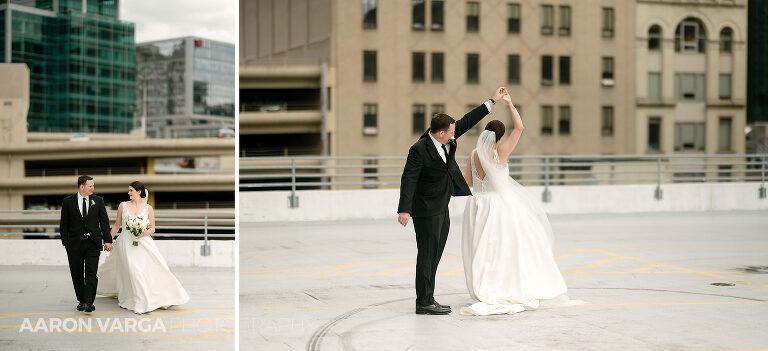 37 rooftop wedding photos(pp w768 h351) - Katie + Shane | Renaissance Pittsburgh Hotel Wedding Photos
