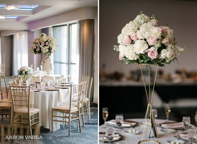 47 renaissance hotel florals decor(pp w768 h561) - Katie + Shane | Renaissance Pittsburgh Hotel Wedding Photos