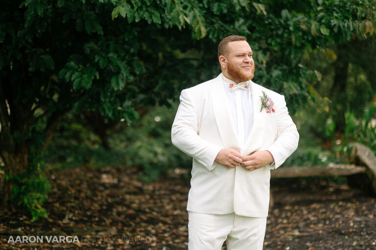 15 gardens of stonebridge groom white tux(pp w768 h511) - Alyssa + Allie | Gardens of Stonebridge Wedding Photos