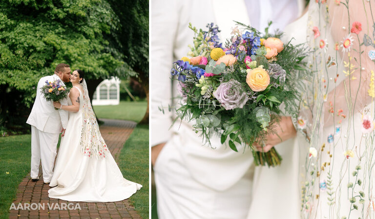 20 gardens of stonebridge custom veil(pp w768 h448) - Alyssa + Allie | Gardens of Stonebridge Wedding Photos