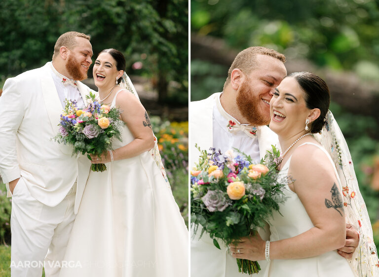 24 bride groom photos gardens of stonebridge(pp w768 h561) - Alyssa + Allie | Gardens of Stonebridge Wedding Photos