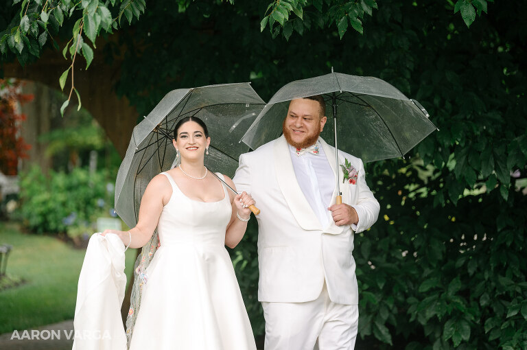 27 garden wedding rain(pp w768 h510) - Alyssa + Allie | Gardens of Stonebridge Wedding Photos