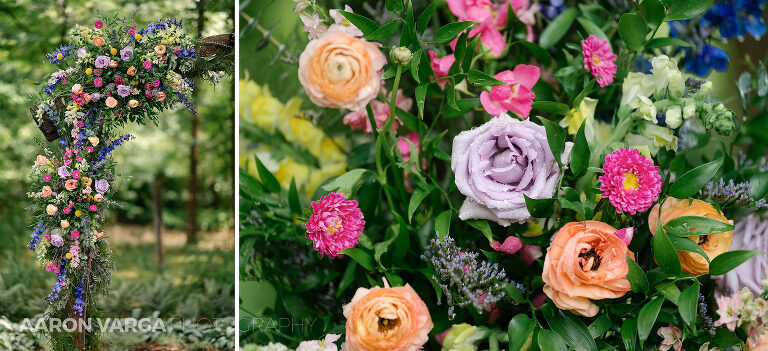 31 colorful flowers gardens of stonebridge wedding(pp w768 h351) - Alyssa + Allie | Gardens of Stonebridge Wedding Photos
