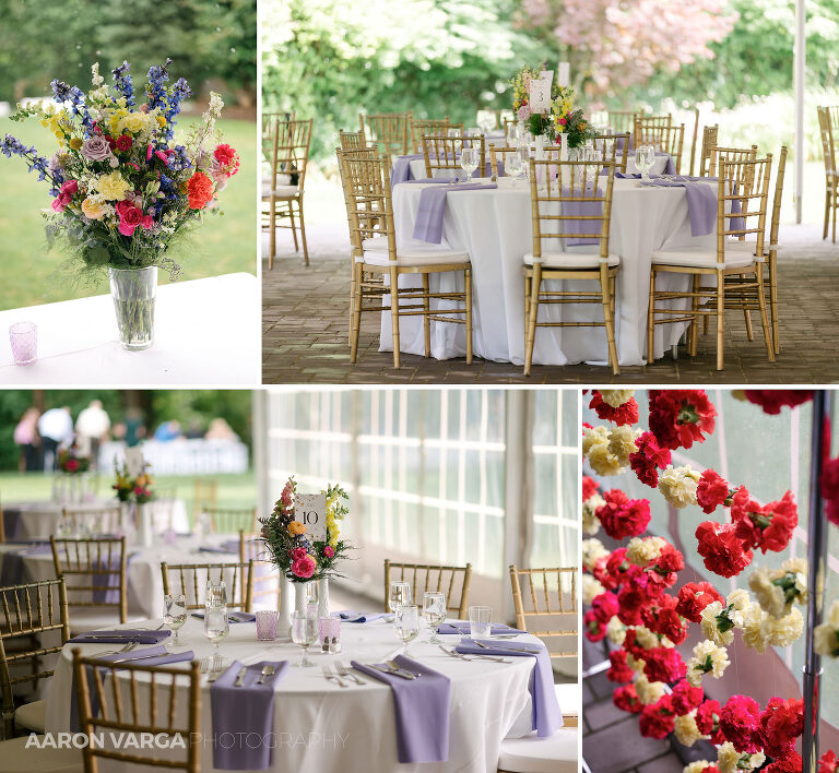 50 stonebridge farm wedding reception details(pp w768 h708) - Alyssa + Allie | Gardens of Stonebridge Wedding Photos