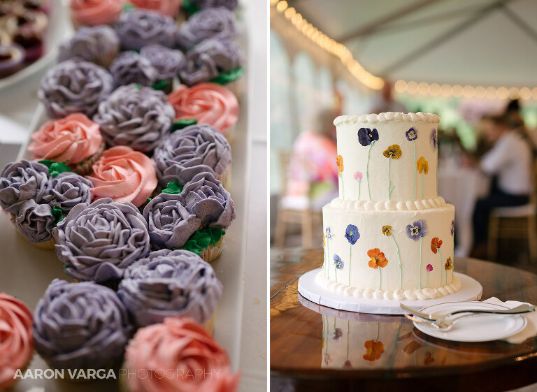 51 stonebridge farm wedding cake(pp w768 h561) - Alyssa + Allie | Gardens of Stonebridge Wedding Photos