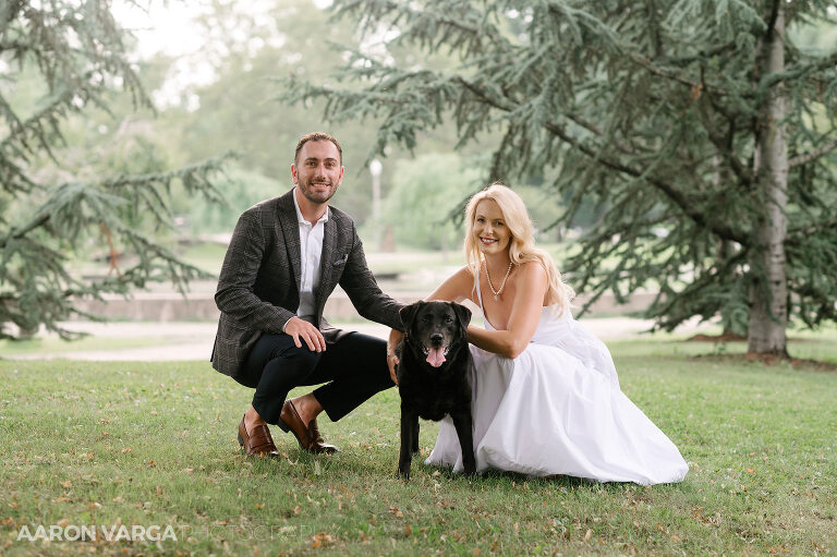06 anniversary photos with dog(pp w768 h511) - Carolyn + Mark | North Side Anniversary Photos