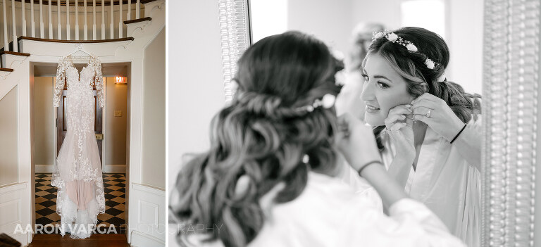 07 bride getting ready montour heights country club(pp w768 h351) - Amanda + Martin | Montour Heights Country Club Wedding Photos