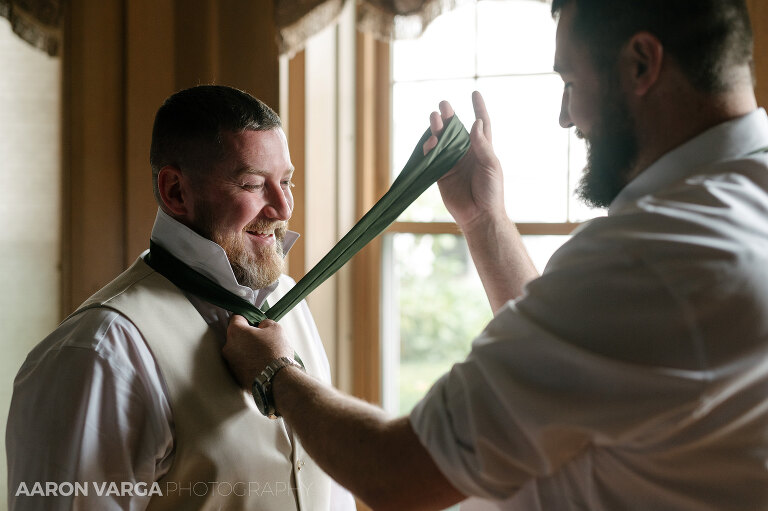 15 groom getting ready(pp w768 h511) - Amanda + Martin | Montour Heights Country Club Wedding Photos
