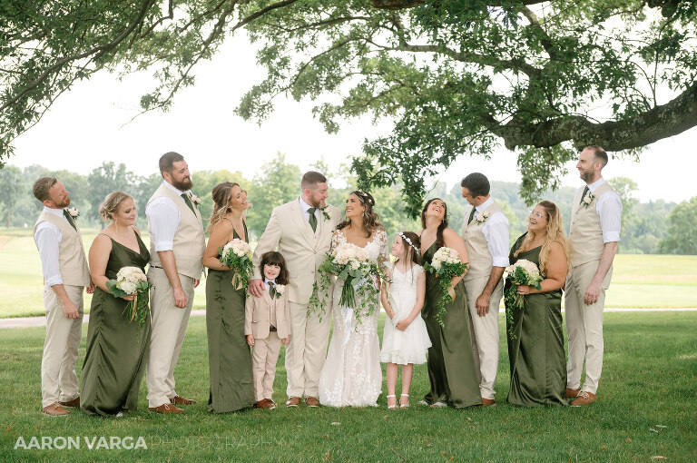 32 green bridal party colors(pp w768 h510) - Amanda + Martin | Montour Heights Country Club Wedding Photos