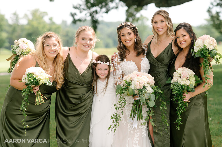 35 green bridesmaid dresses for wedding(pp w768 h511) - Amanda + Martin | Montour Heights Country Club Wedding Photos