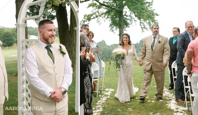 47 wedding ceremony montour heights country club(pp w768 h448) - Amanda + Martin | Montour Heights Country Club Wedding Photos