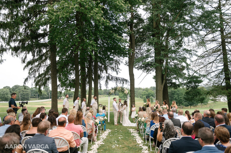 49 outdoor wedding ceremony montour heights country club(pp w768 h511) - Amanda + Martin | Montour Heights Country Club Wedding Photos