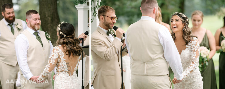 50 outdoor wedding ceremony montour heights(pp w768 h304) - Amanda + Martin | Montour Heights Country Club Wedding Photos