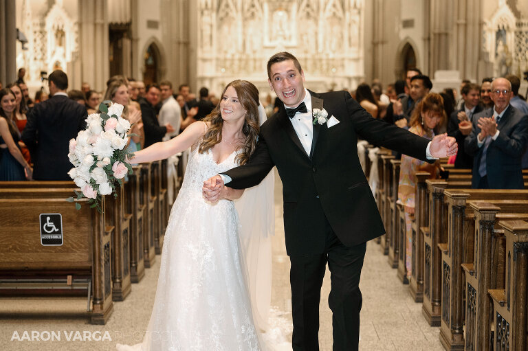 18 st paul cathedral wedding exit(pp w768 h511) - Amanda + Andrew | Soldiers & Sailors Memorial Hall Wedding Photos