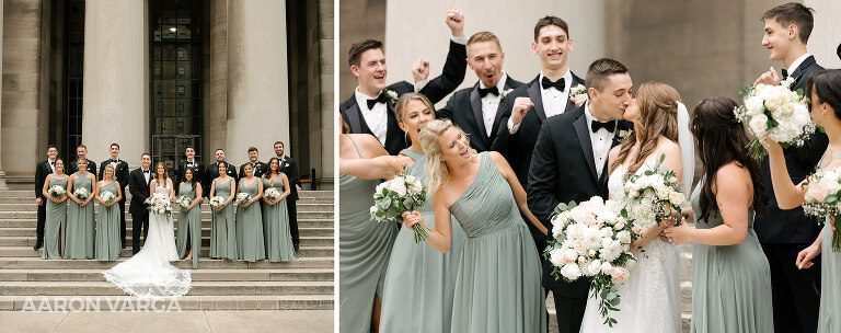 30 sage bridesmaid dresses(pp w768 h304) - Amanda + Andrew | Soldiers & Sailors Memorial Hall Wedding Photos