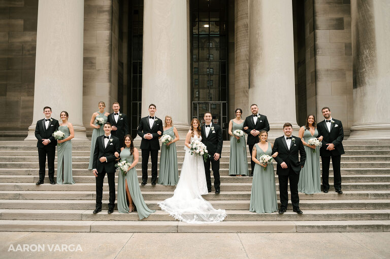 31 bridal party cmu columns(pp w768 h511) - Amanda + Andrew | Soldiers & Sailors Memorial Hall Wedding Photos