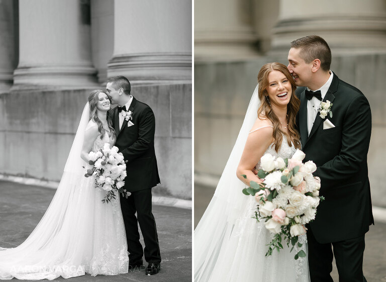 38 wedding photo at cmu columns(pp w768 h561) - Amanda + Andrew | Soldiers & Sailors Memorial Hall Wedding Photos