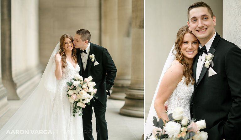 43 cmu mellon pillars wedding(pp w768 h448) - Amanda + Andrew | Soldiers & Sailors Memorial Hall Wedding Photos