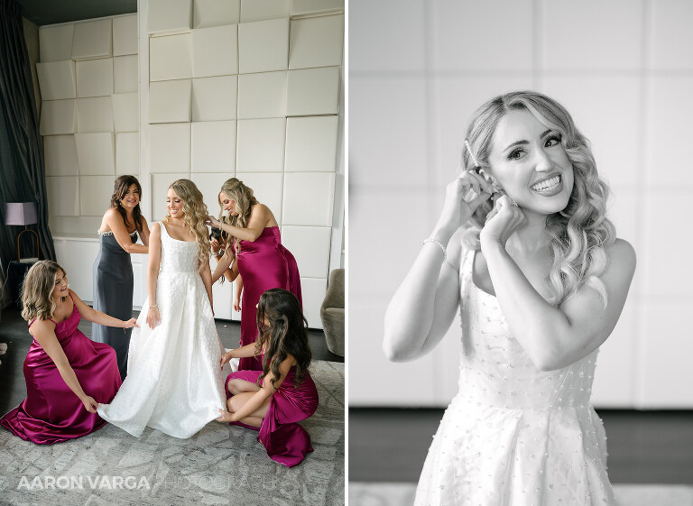 10 Renaissance Hotel Pittsburgh Pink Wedding(pp w768 h561) - Alex + Ben | Renaissance Pittsburgh Hotel Wedding Photos