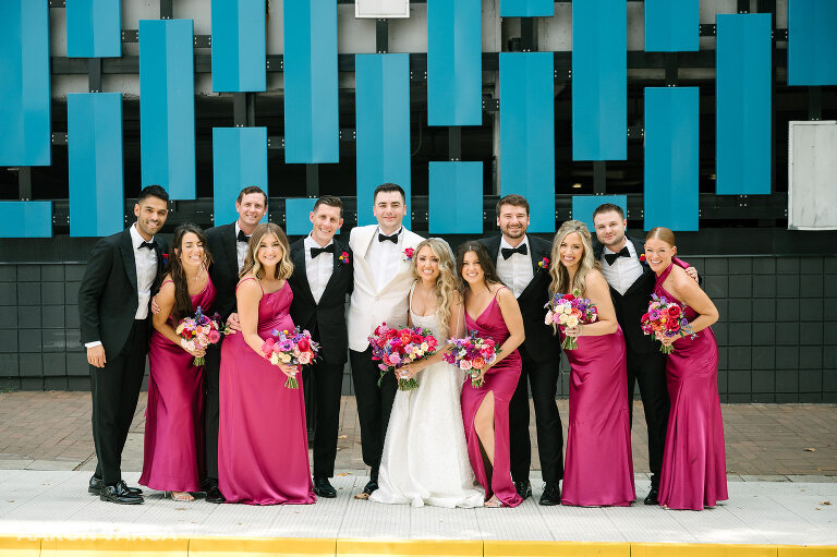 25 Renaissance Hotel Pittsburgh Pink Wedding(pp w768 h511) - Alex + Ben | Renaissance Pittsburgh Hotel Wedding Photos