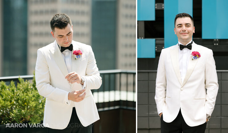 28 Renaissance Hotel Pittsburgh Pink Wedding(pp w768 h448) - Alex + Ben | Renaissance Pittsburgh Hotel Wedding Photos