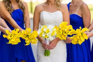 blue bridesmaid dresses yellow flowers 300x199 - blue bridesmaid dresses yellow flowers