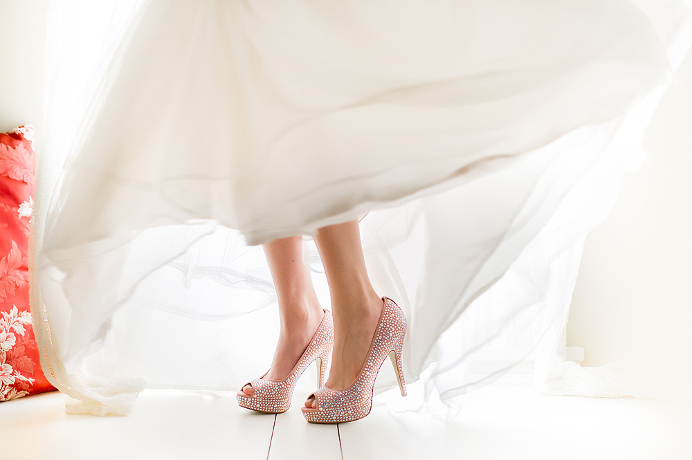 unique wedding shoes photo