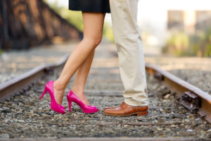 couple feet shoes engagement 300x200 - couple feet shoes engagement